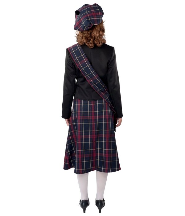 Schotse Verkleedset Dames Deluxe 4-delig