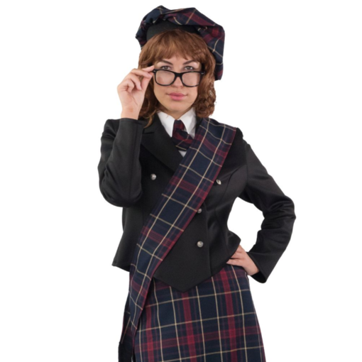 Schots Scuba Jasje Zwart Dames