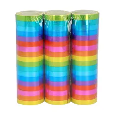 Set 3 Rollen papieren serpentines Rainbow pride (4m)