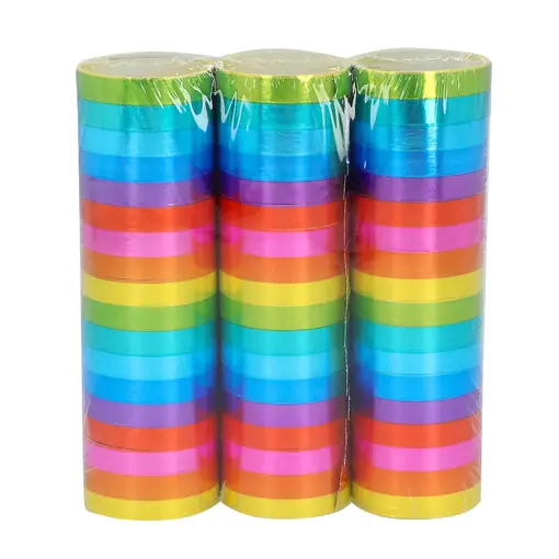Set 3 Rollen papieren serpentines Rainbow pride (4m)