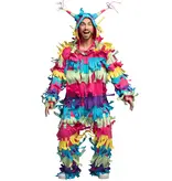 Kleurrijke Piñata Kostuum Volwassenen