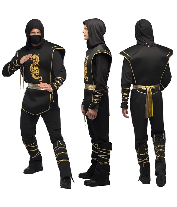 Kostuum Ninja Hanzo Zwart