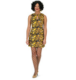 Bitcoin Jurk Dames Zwart/Goud