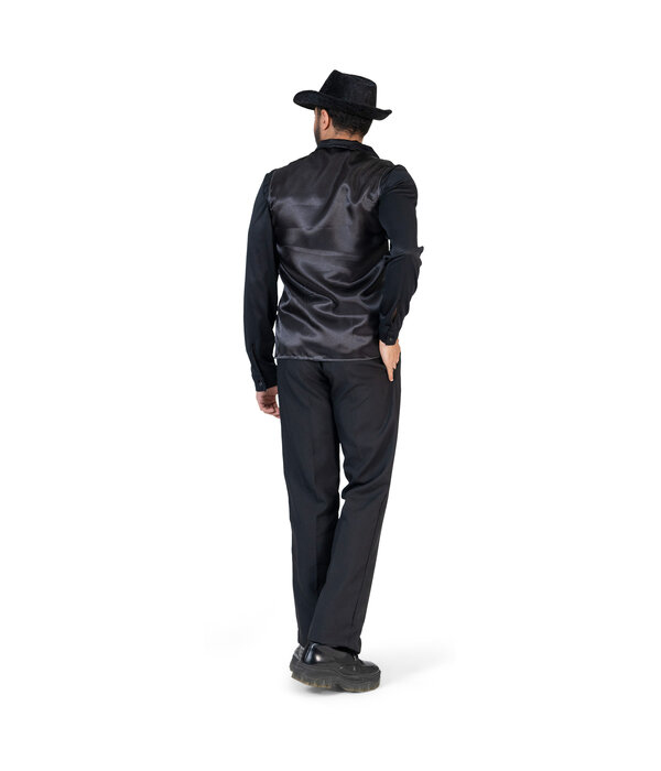 Bitcoin Gilet Heren Zwart/Goud