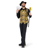 Bitcoin Gilet Heren Zwart/Goud