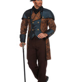 Steampunk Herenkostuum Blue Premium