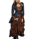 Steampunk Damesjurk Blue Premium