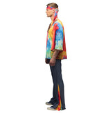 Retro Flower Power Kostuum Man Marley