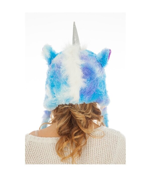 Muts Fluffy Unicorn Blauw