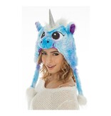 Muts Fluffy Unicorn Blauw
