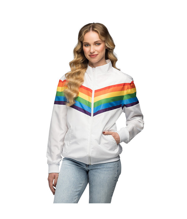 Trainingsjasje Vintage Rainbow Babe