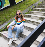 Trainingsjasje Vintage Rainbow Babe