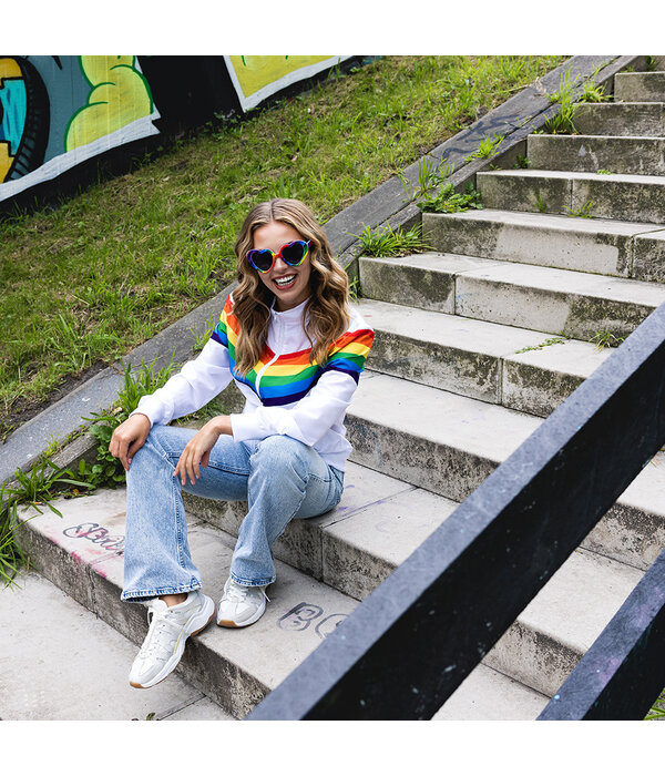 Trainingsjasje Vintage Rainbow Babe