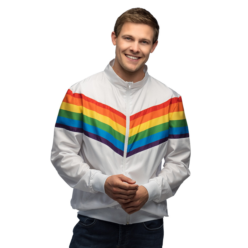 Trainingsjasje Vintage Rainbow Dude afbeelding