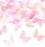 Confetti Kanon Gender Reveal Vlinders Roze (20cm)