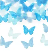 Confetti Kanon Gender Reveal Vlinders Blauw (20cm)