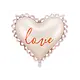 Folie Balloon Heart 'Love' (50x47cm)