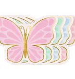 Vlinder Servetten Kleuren Mix (12st)