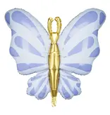 Folieballon Vlinder Blauw (69x69cm)