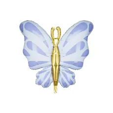 Folieballon Vlinder Blauw (69x69cm)