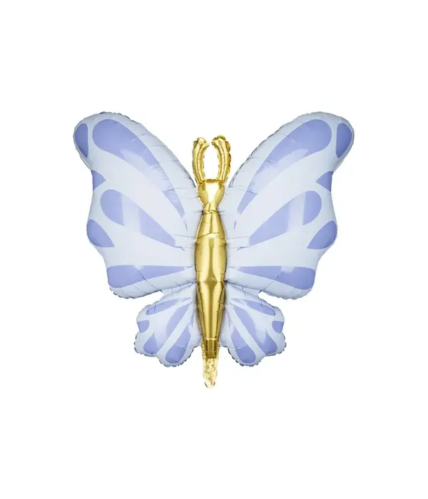 Folieballon Vlinder Blauw (69x69cm)