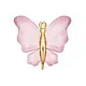 Folieballon Vlinder Roze (69x69cm)
