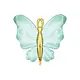 Folieballon Vlinder Mint (69x69)