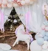 Folieballon Eenhoorn Beige Staand (95x86cm)