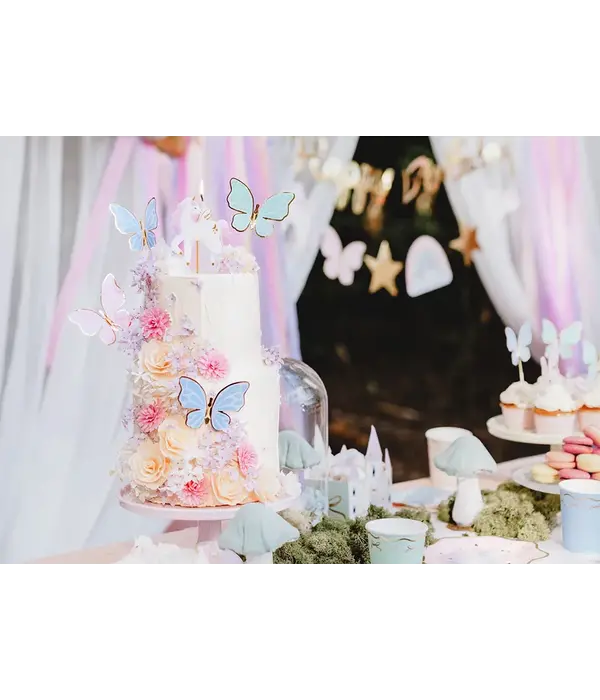 Cake Toppers Vlinders (9st)