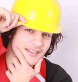 Verstelbare Bouwhelm Geel