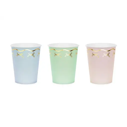 Bow Tie Cups Mix Colors (220ml)