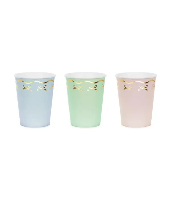 Bow Tie Cups Mix Colors (220ml)