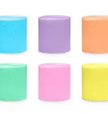 Crepe Papier Pastel Regenboog (6st)