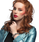 Armband Discoballen Zilver