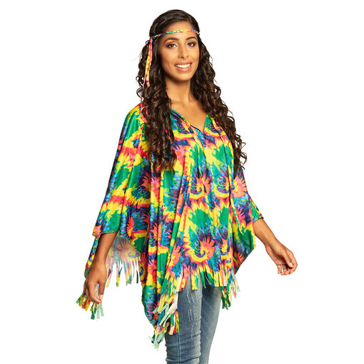 Poncho Hippie Tie Dye