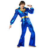 Dancing King Kostuum Heren Blauw