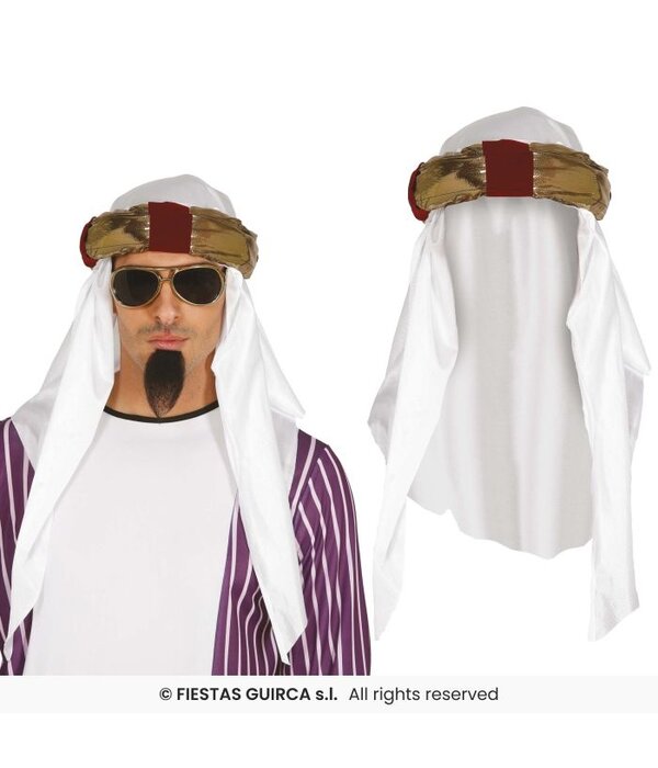 Tulband Arabische Prins Volwassenen