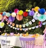 Crepe Papier Pastel Regenboog (6st)