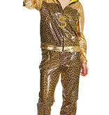 Trainingspak Luipaard Print Goud Vrouw Melinda