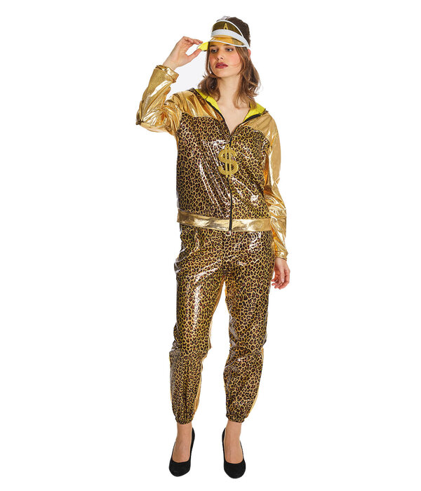 Trainingspak Luipaard Print Goud Vrouw Melinda