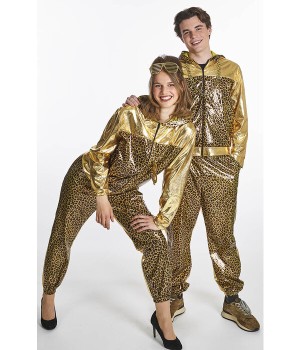 Trainingspak Luipaard Print Goud Vrouw Melinda