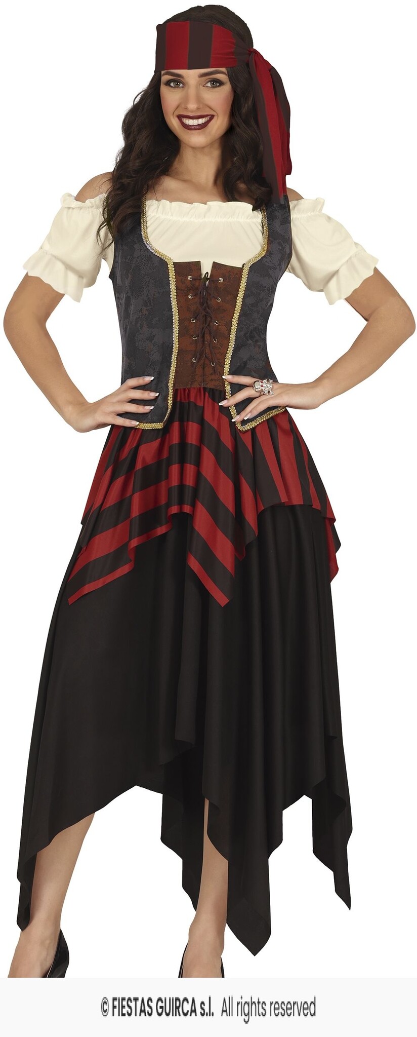 Jurk Piraat Krijgster Bonnie afbeelding