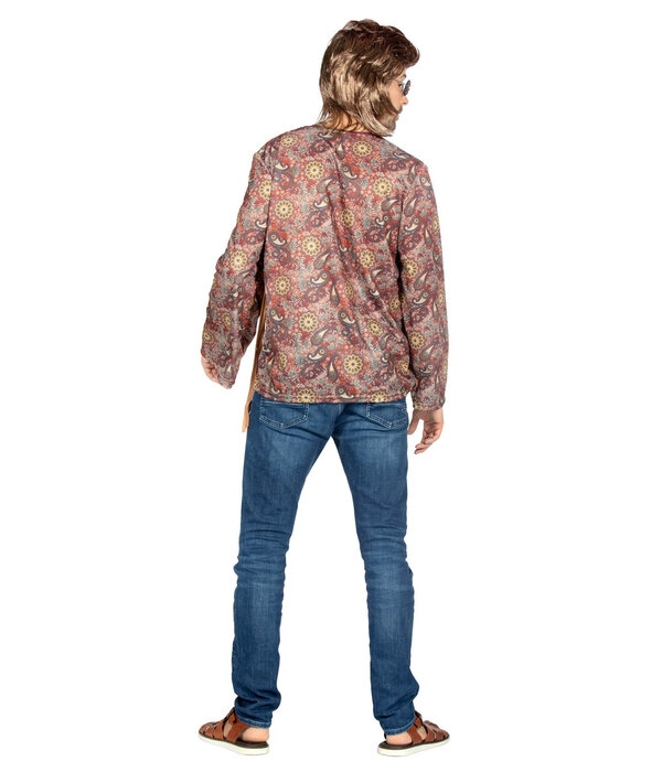 Hippie Shirt Elliot Bruin Heren