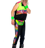 Party Outfit 80's tijger Heren