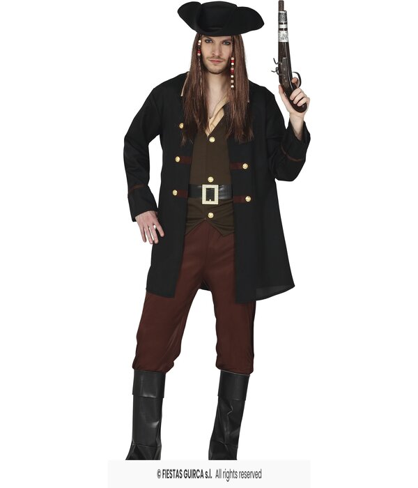 Piraat Kostuum Heren Morgan Black