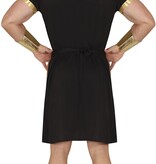 Zwart Gouden Egyptenaar Kostuum Man Mauli