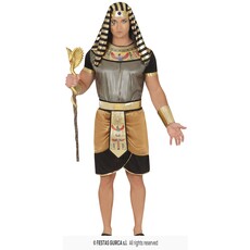 Zwart Gouden Egyptenaar Kostuum Man Mauli