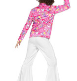 Roze Hippie Blouse Heren Spiral of Life