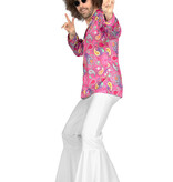 Roze Hippie Blouse Heren Spiral of Life