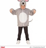 Hoodie vest pluche muis kind